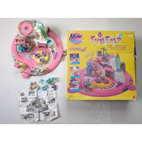 Mimi and the Goo Goos Fun Fair Playset in Box READ Incomplete 1995 Bluebird - Picture 1 of 12